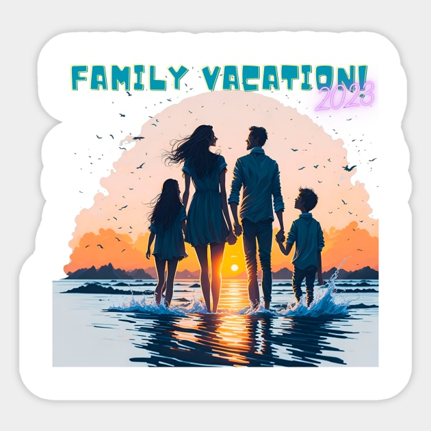 Family Vacation 2023! Sticker by Genuine Vintage